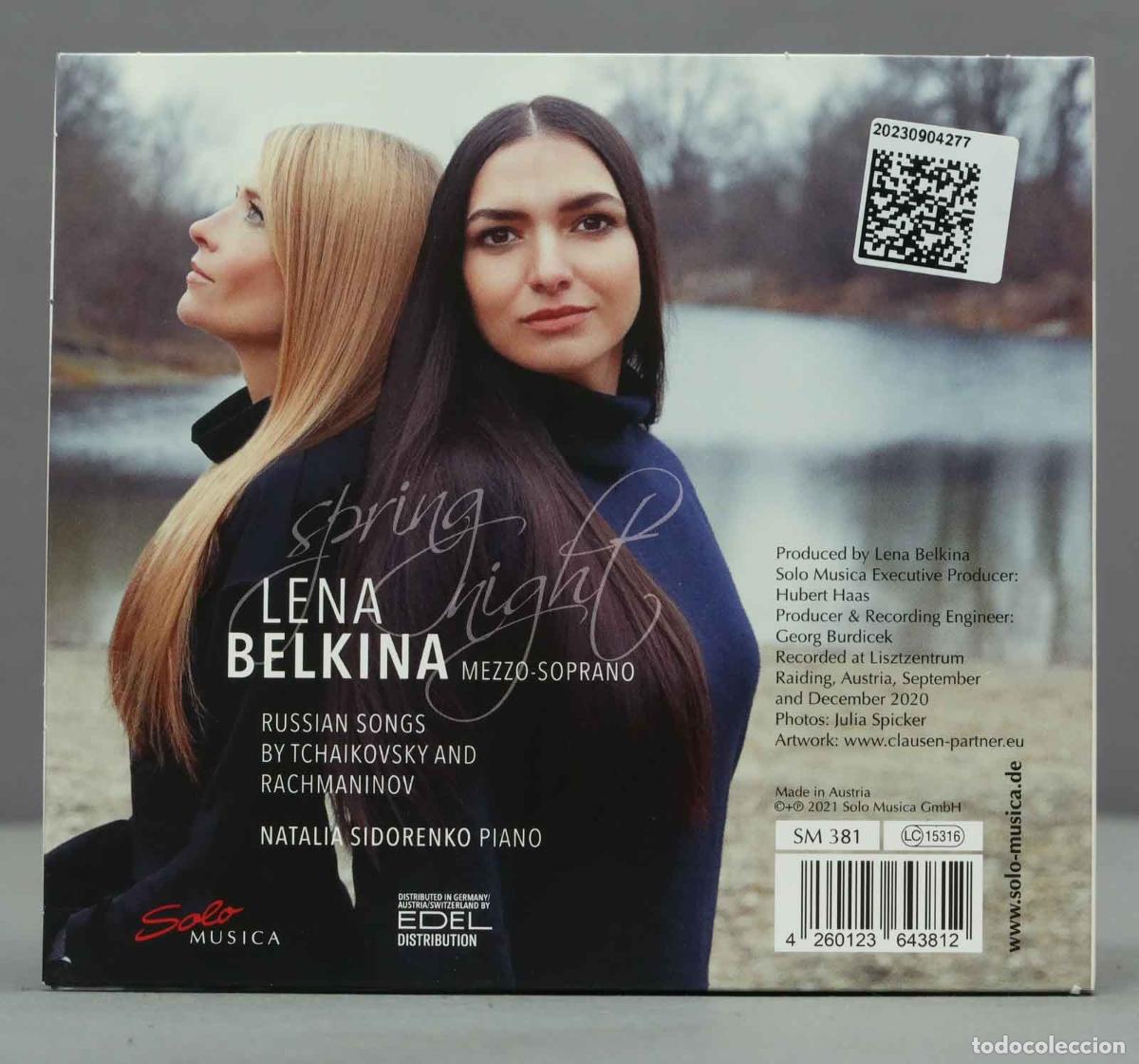 CDs de m&uacute;sica: CD. BELKINA/ SIDORENKO - TCHAIKOVSKY SPRING NIGHT - Foto 2