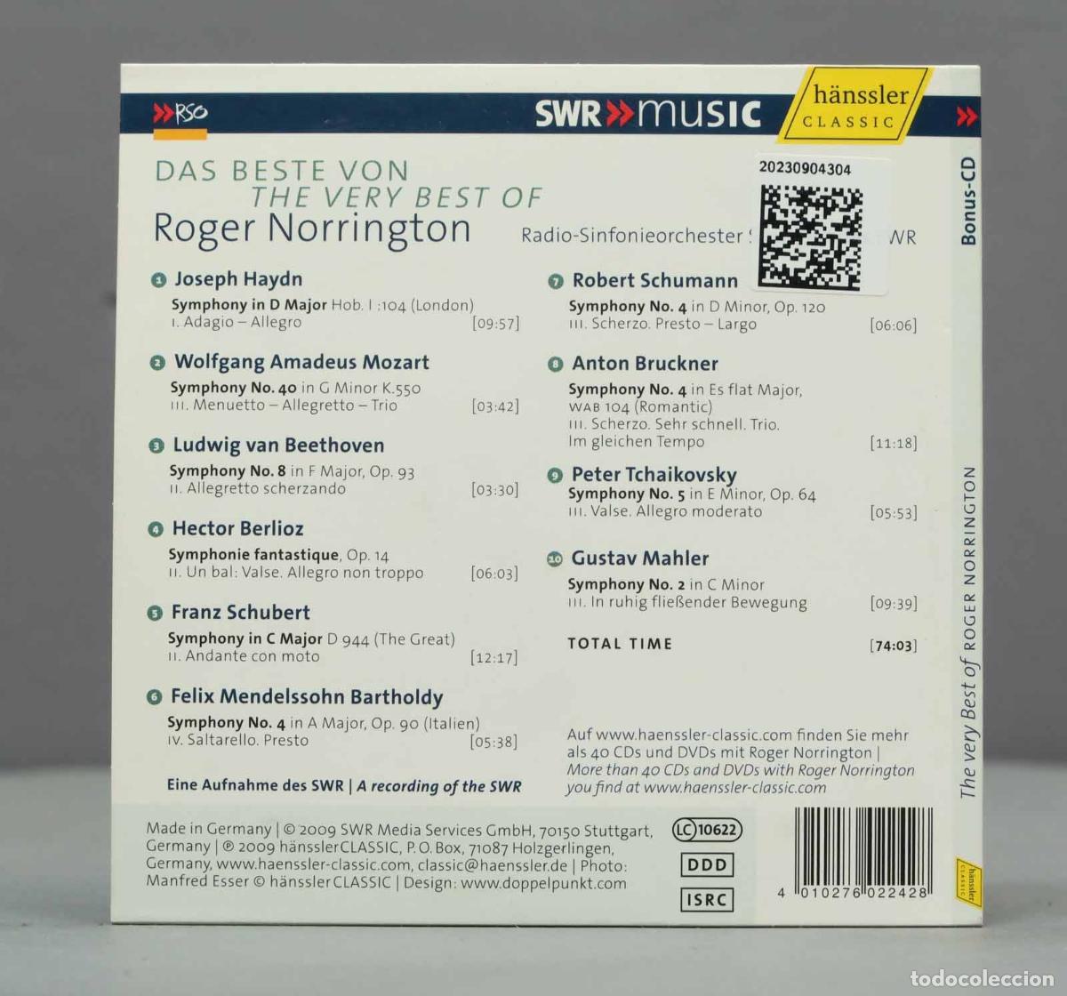 CDs de m&uacute;sica: CD. Dvorak: Symphony No. 9, Carnival Overture - Foto 2
