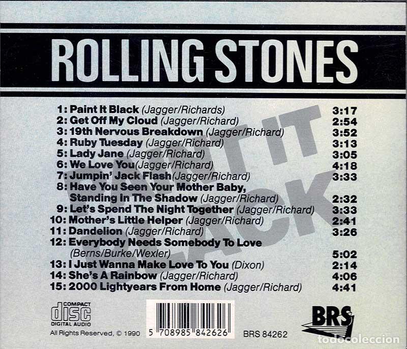 CDs de m&uacute;sica: The Rolling Stones - Paint It Black. CD - Foto 2