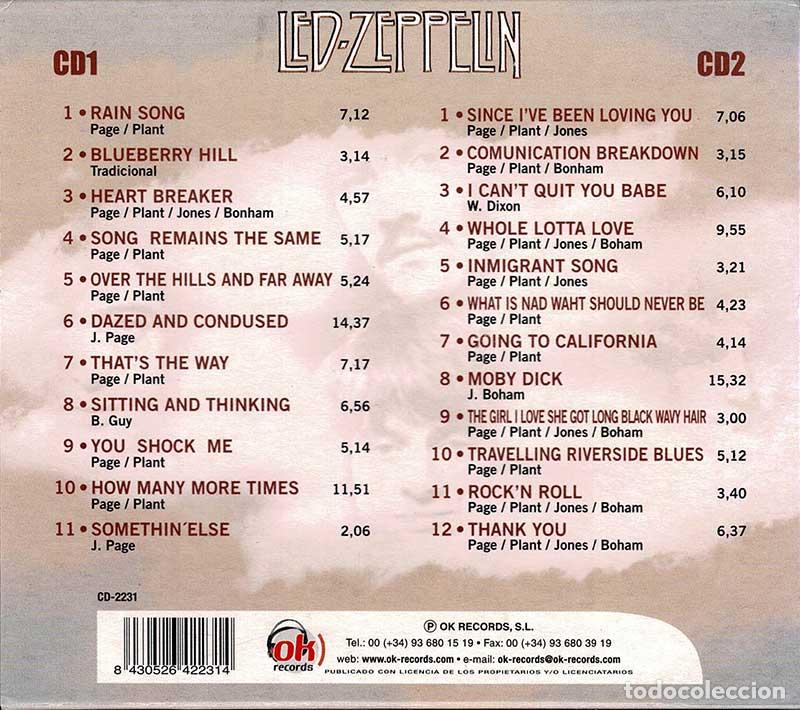 CDs de m&uacute;sica: Led Zeppelin. 2 x CD - Foto 2
