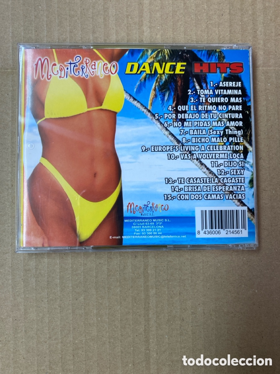 CDs de m&uacute;sica: CD MEDITERRANEO DANCE HITS. - Foto 2