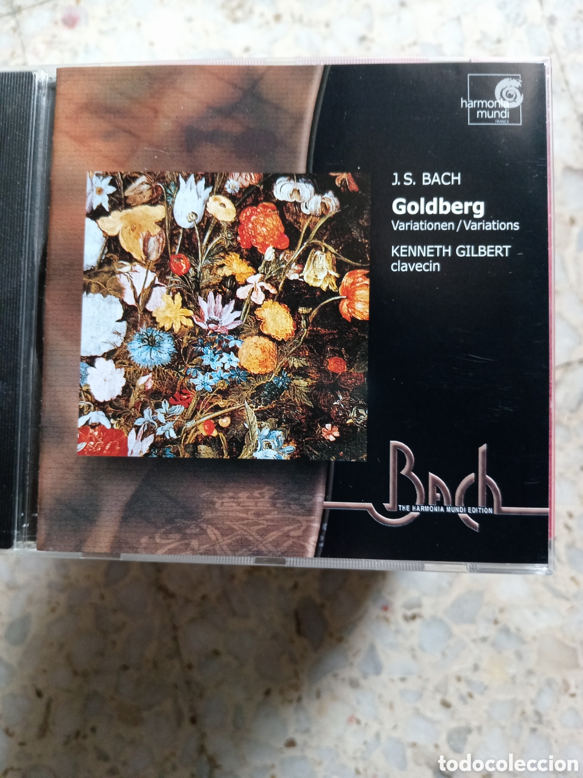 CDs de m&uacute;sica: CD BACH GOLDBERG VARIATIONS KENNETH GILBERT CLAVECIN - Foto 1