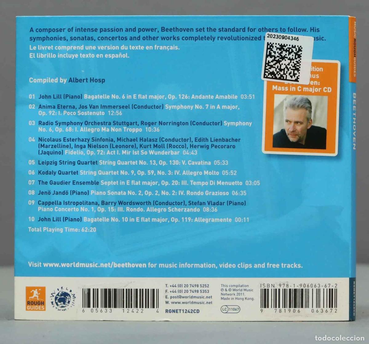 CDs de m&uacute;sica: CD. Aa.vv. The Rough Guide To Classical Composers: Beethoven - Foto 2