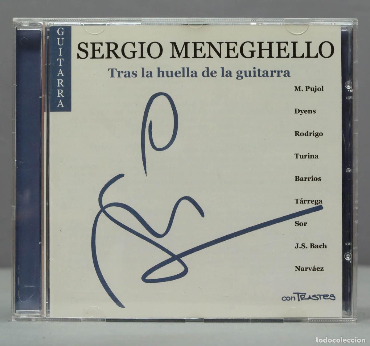 CDs de M&uacute;sica: CD. Sergio Meneghello. TRAS LA HUELLA DE LA GUITARRA