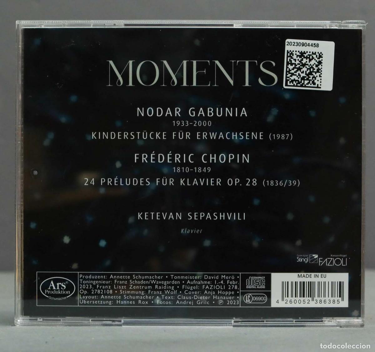 CDs de m&uacute;sica: CD. Ketevan Sepashvili: Moments - Foto 2