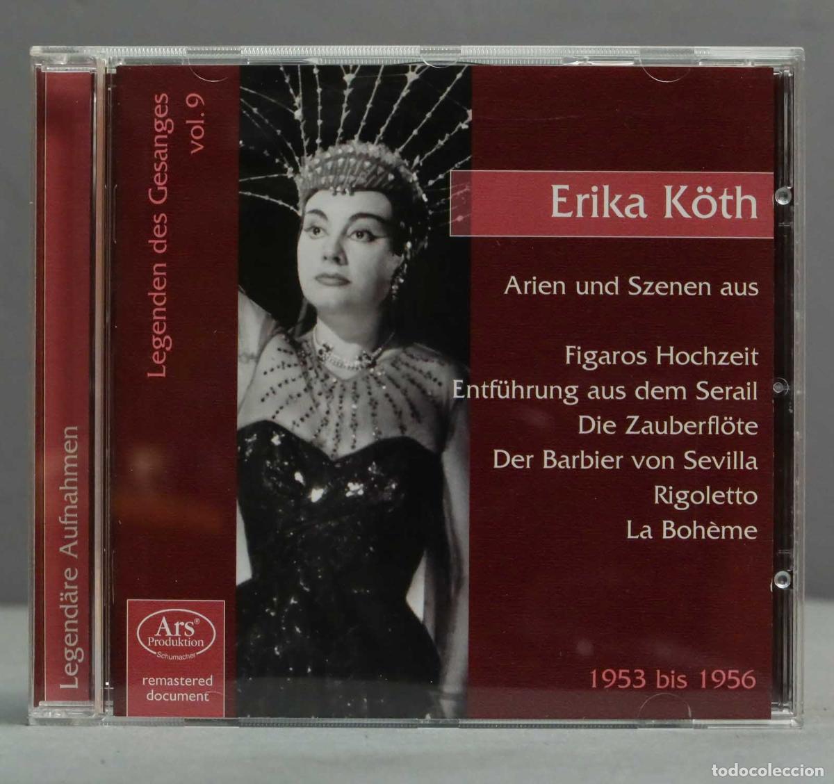 CDs de M&uacute;sica: CD. Legenden des Gesangs Vol.9: Erika K&ouml;th von