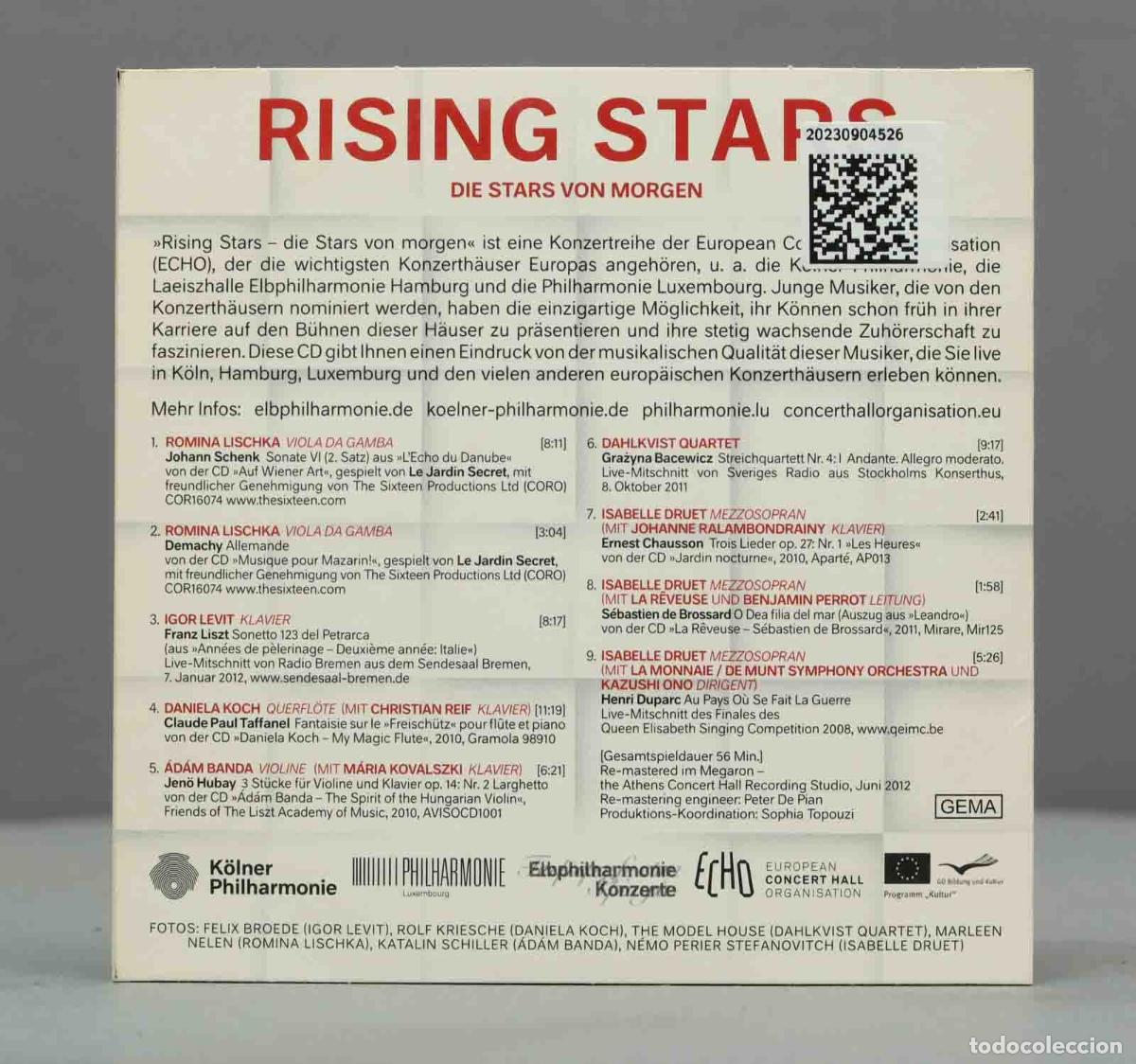 CDs de m&uacute;sica: CD. RISING STARS - Foto 2