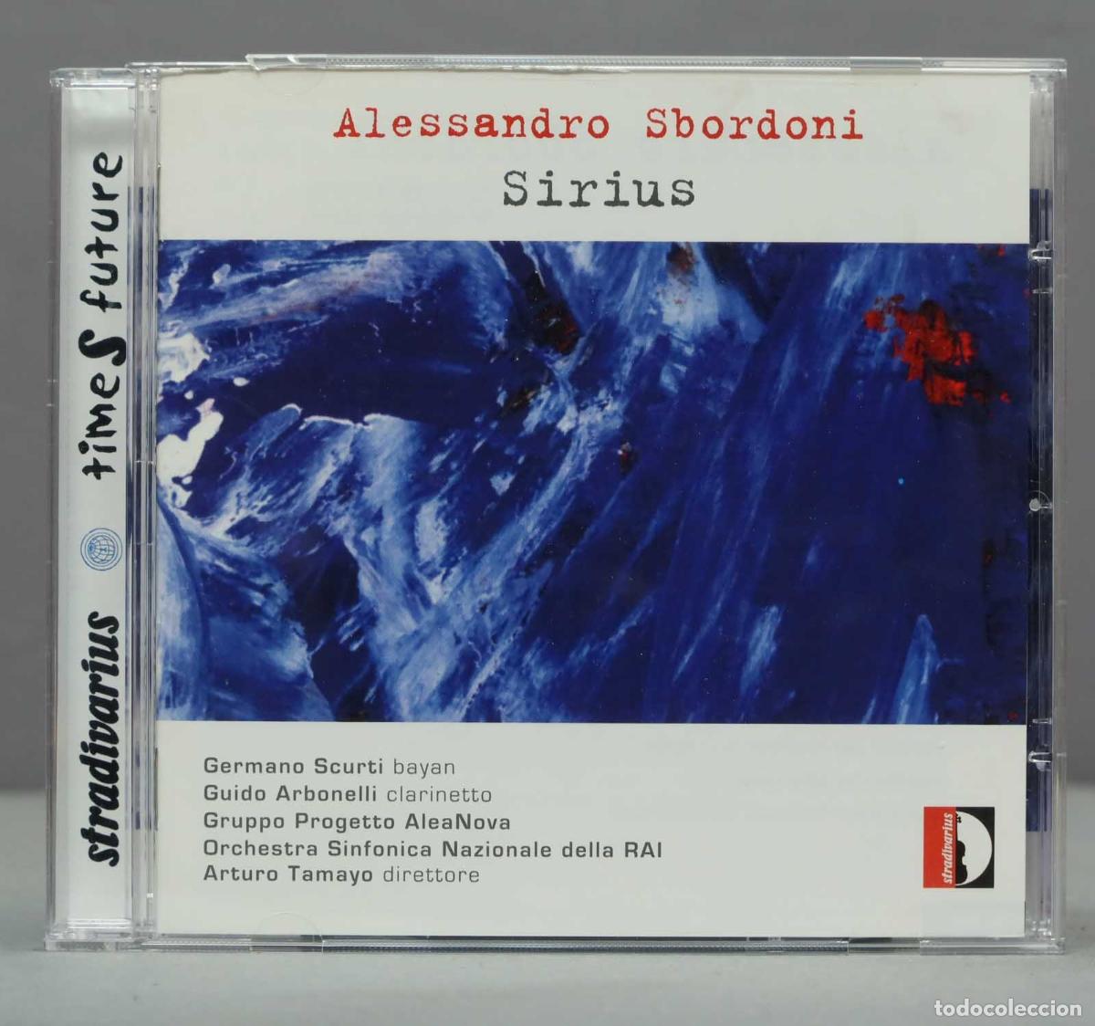 CDs de m&uacute;sica: CD. Sirius - Alessandro Sbordoni - Germano Scurti - Foto 1