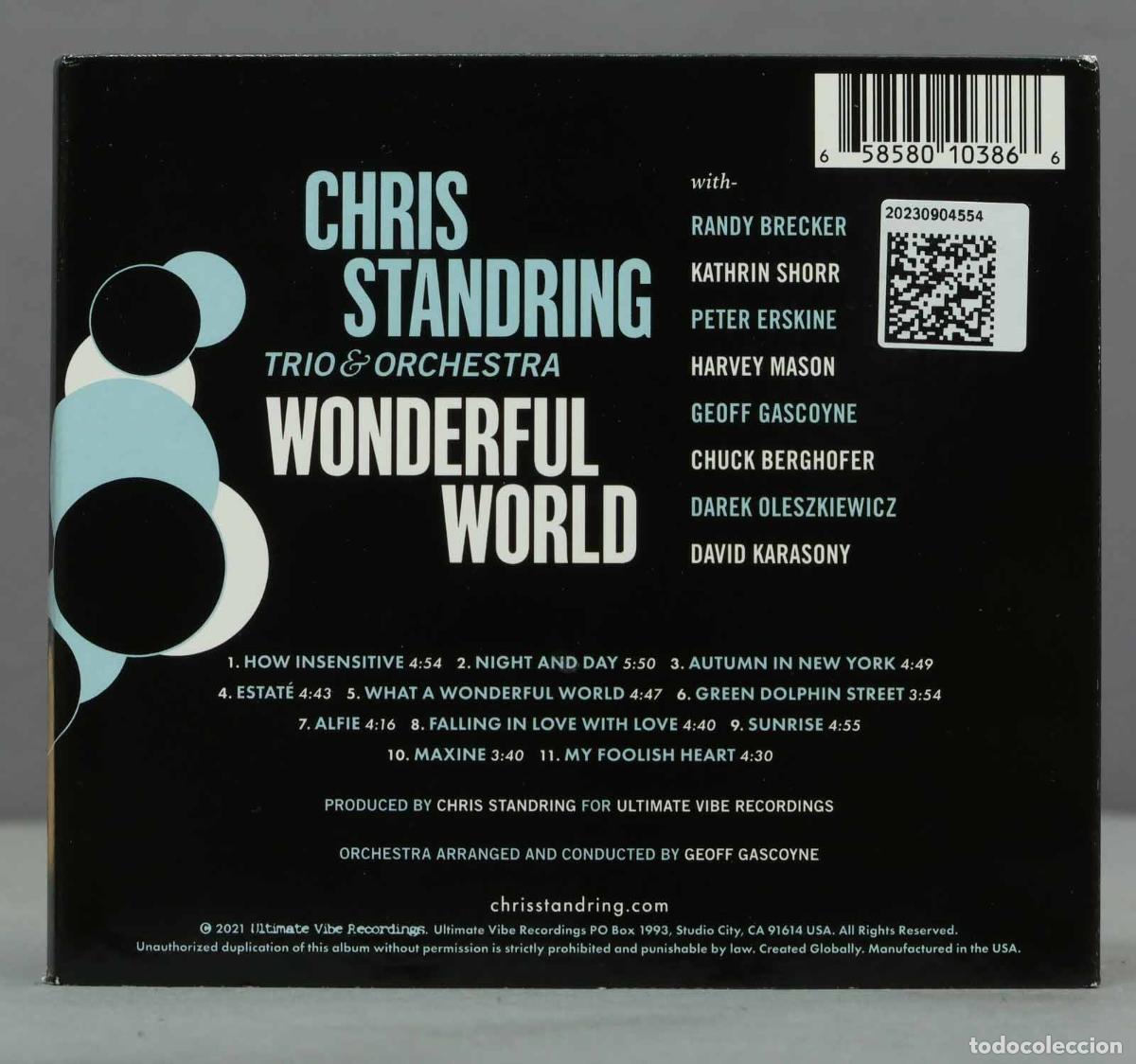 CDs de m&uacute;sica: CD. Chris Standring : Wonderful World - Foto 2