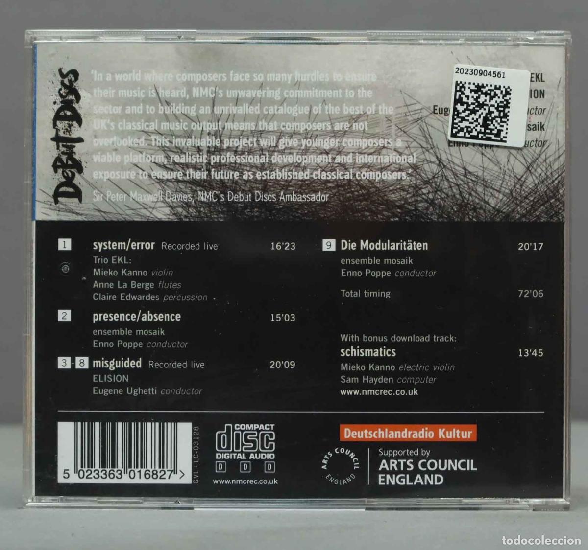 CDs de m&uacute;sica: CD. Sam Hayden - Presence/Absence - Foto 2