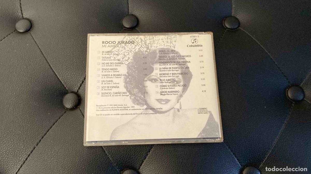 CDs de m&uacute;sica: CD. Rocio Jurado. Mi Amigo Y Otros &Eacute;xitos - Foto 2