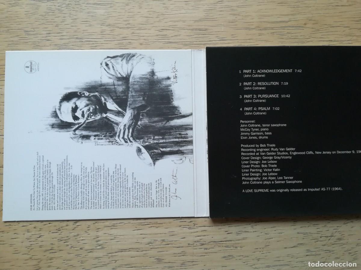 CDs de m&uacute;sica: John Coltrane. A love supreme. CD - Foto 3