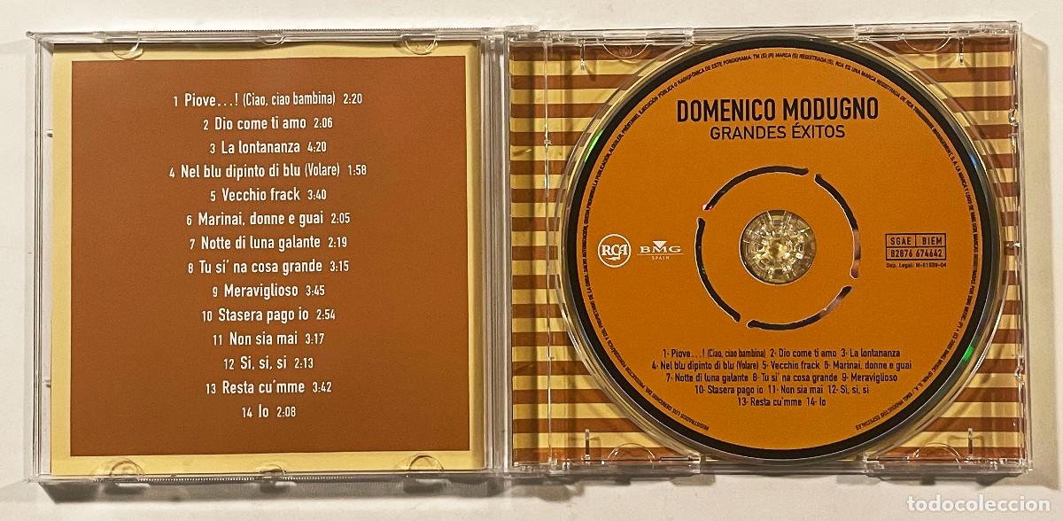 CDs de m&uacute;sica: DOMENICO MODUGNO / GRANDES EXITOS / CD 2005 BMGRCA / ESPA&Ntilde;A - Foto 3