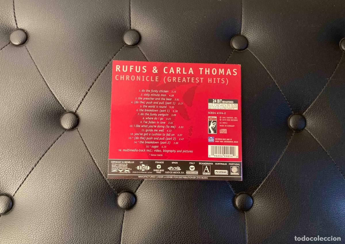 CDs de m&uacute;sica: CD. Rufus Thomas & Carla Thomas. Chronicle (Greatest hits) - Foto 3