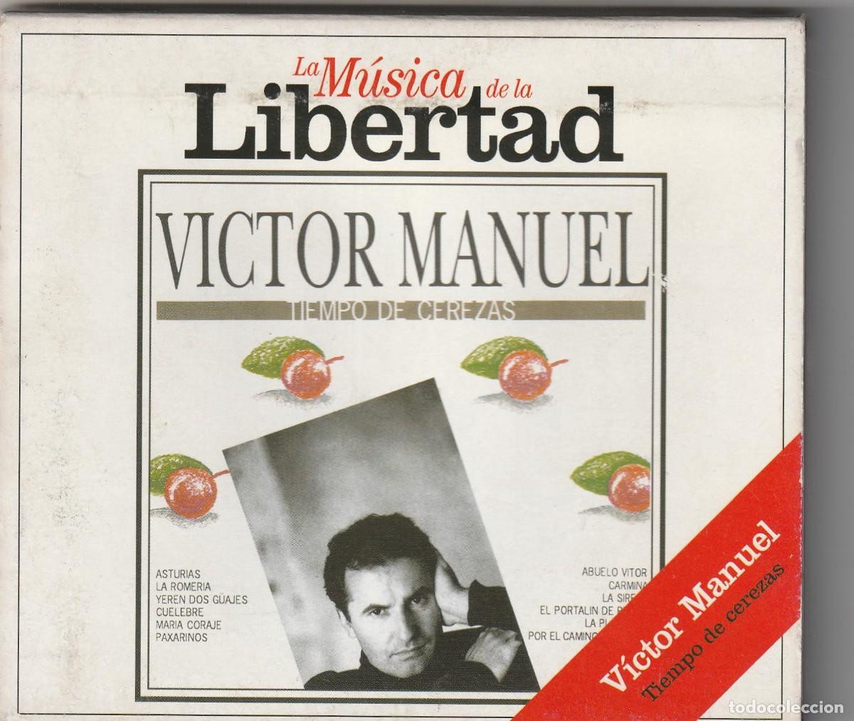 CDs de m&uacute;sica: VICTOR MANUEL - TIEMPO DE CEREZAS (CD BMG 2003) - Foto 1