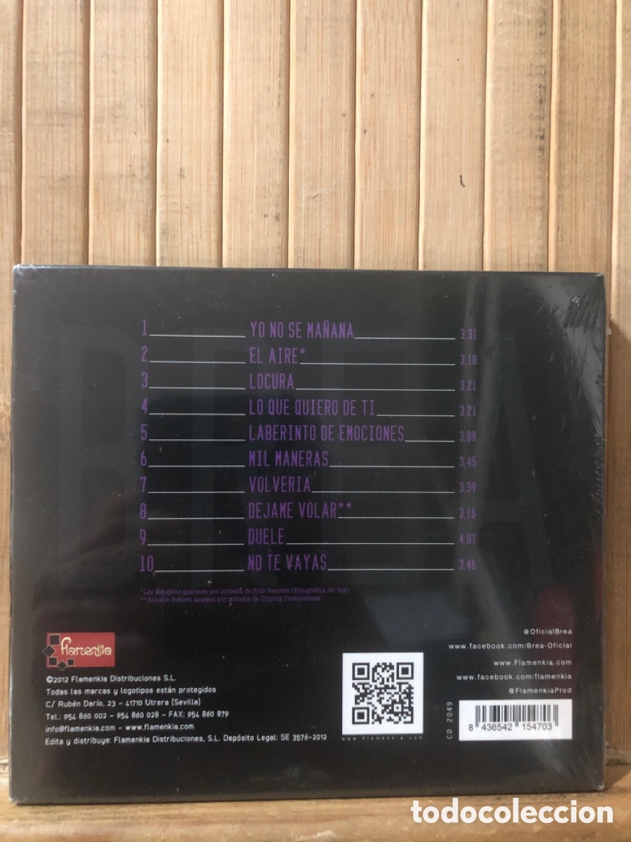 CDs de m&uacute;sica: BREA # Laberinto de emociones # CD - Precintado - - Foto 2
