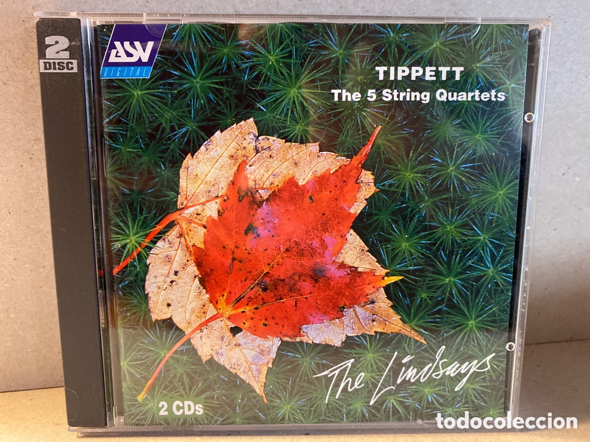 CDs de m&uacute;sica: Tippett - The Lindsays - The 5 String Quartets (2xCD) - Foto 1