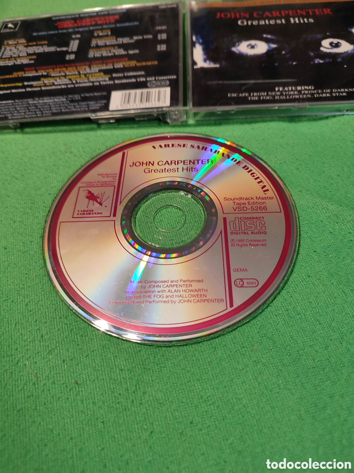 CDs de m&uacute;sica: John Carpenter - Greatest hits - Foto 2