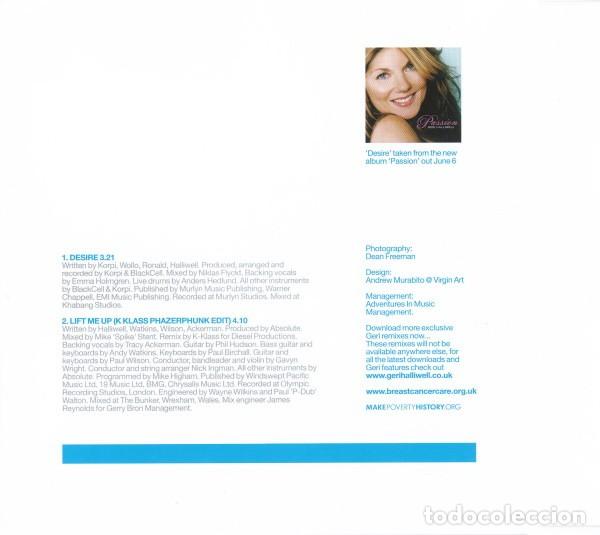 CDs de m&uacute;sica: Geri Halliwell &ndash; Desire - CD, Single, Copy Protected - Foto 2