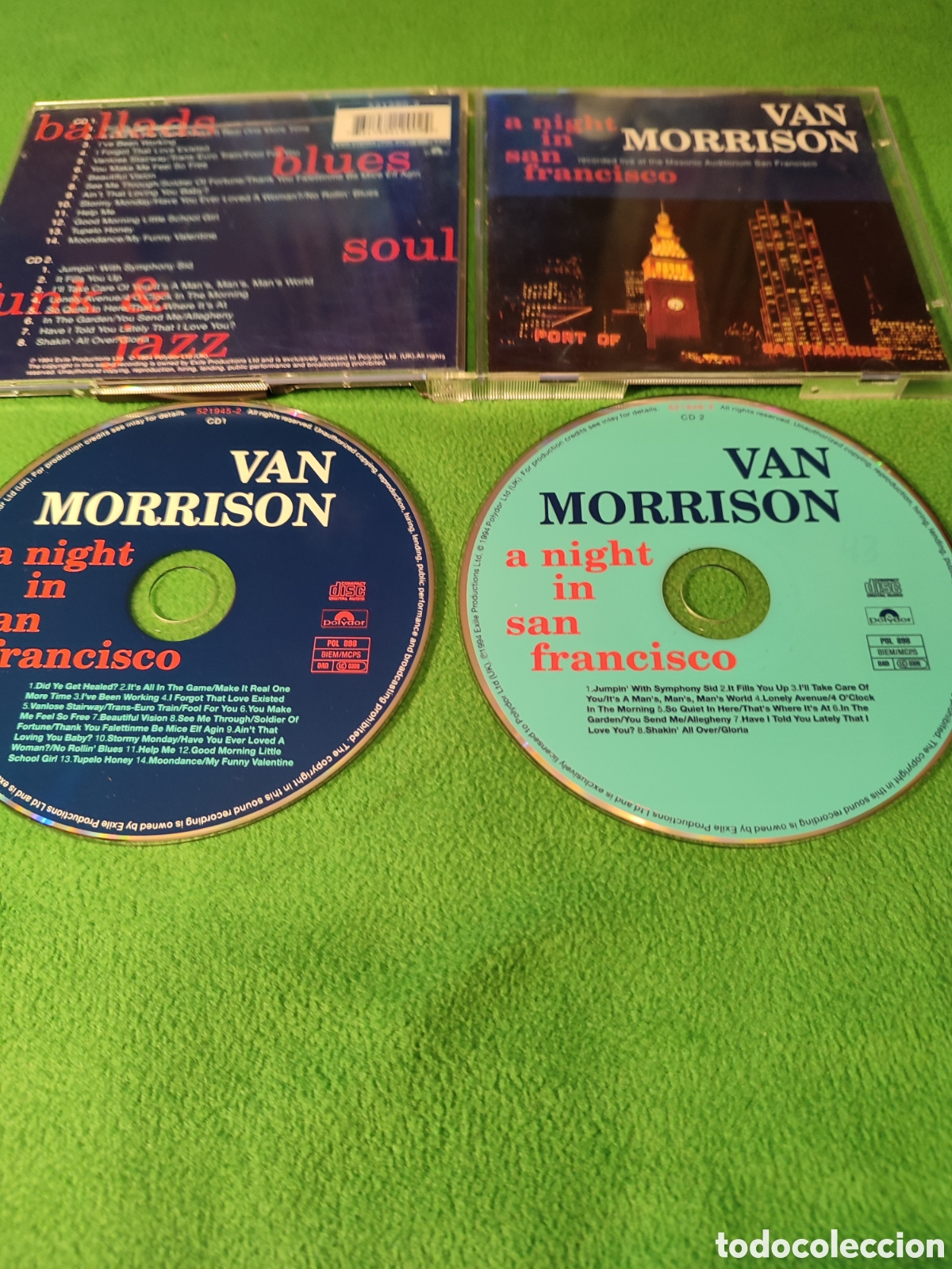 CDs de m&uacute;sica: Van Morrison - A night in San Francisco 2 CDs - Foto 2