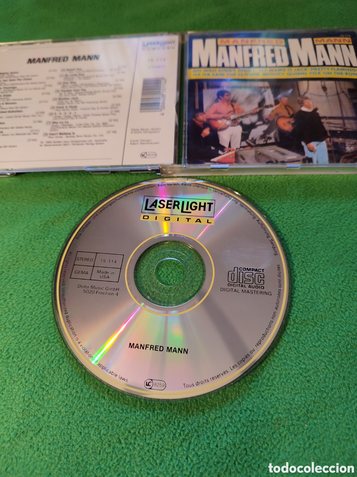 CDs de m&uacute;sica: Manfred Mann - Same edici&oacute;n alemana - Foto 2