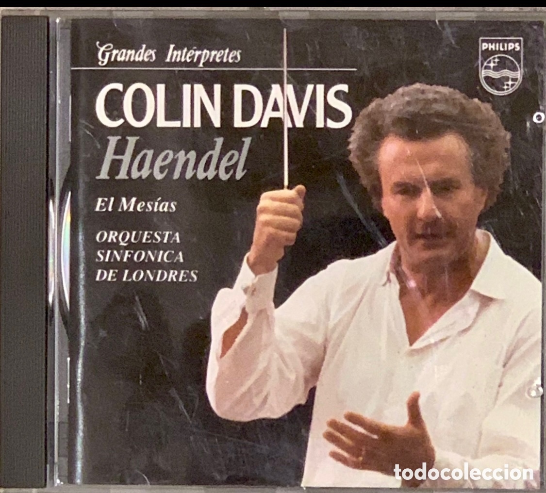 CDs de m&uacute;sica: CD. COLIN DAVIS. &ldquo;Haendel&rdquo;. Grandes int&eacute;rpretes. Philips. 1966. - Foto 1