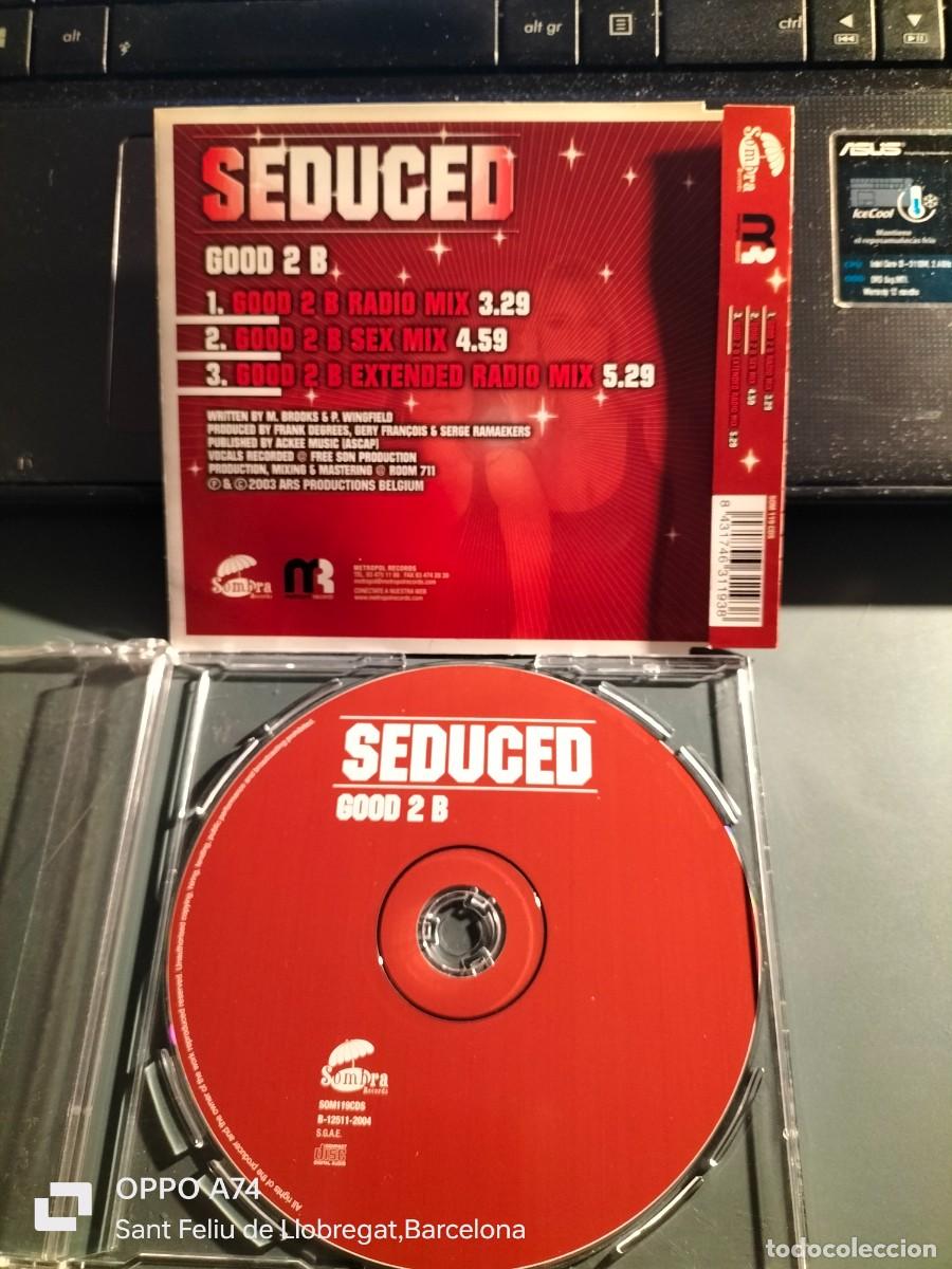 CDs de m&uacute;sica: RAR MAXI CD. SEDUCED. GOOD 2 B. 3 TRACKS - Foto 2