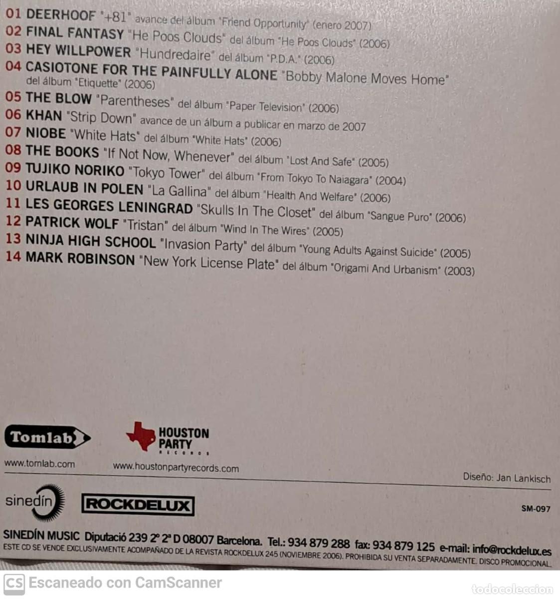 CDs de m&uacute;sica: Various &lrm;&ndash; Tomlab Beatbox - Foto 2
