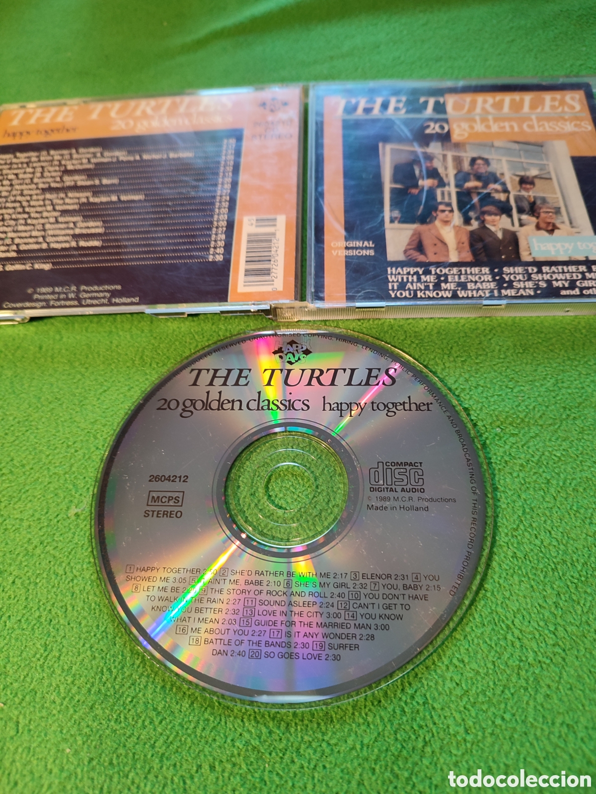 CDs de m&uacute;sica: The Turtles - 20 golden classics - Foto 2