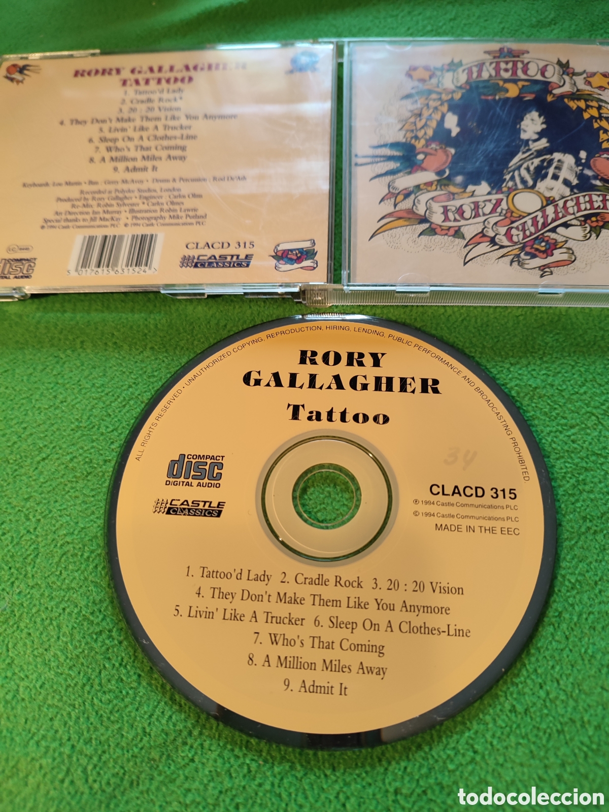CDs de m&uacute;sica: Rory Gallagher - Tattoo - Foto 2