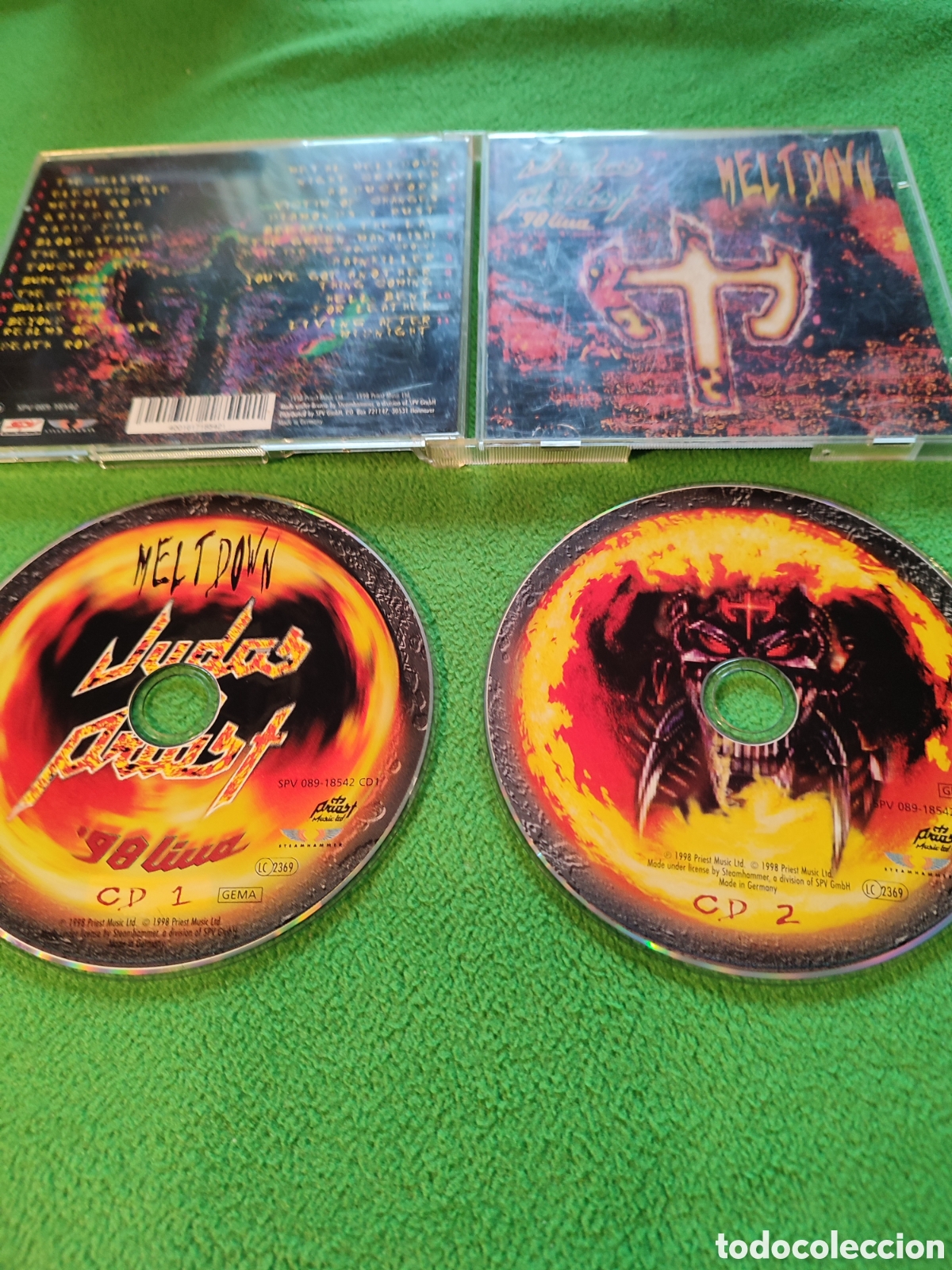CDs de m&uacute;sica: Judas Priest - 98 Live 2 CDs - Foto 2