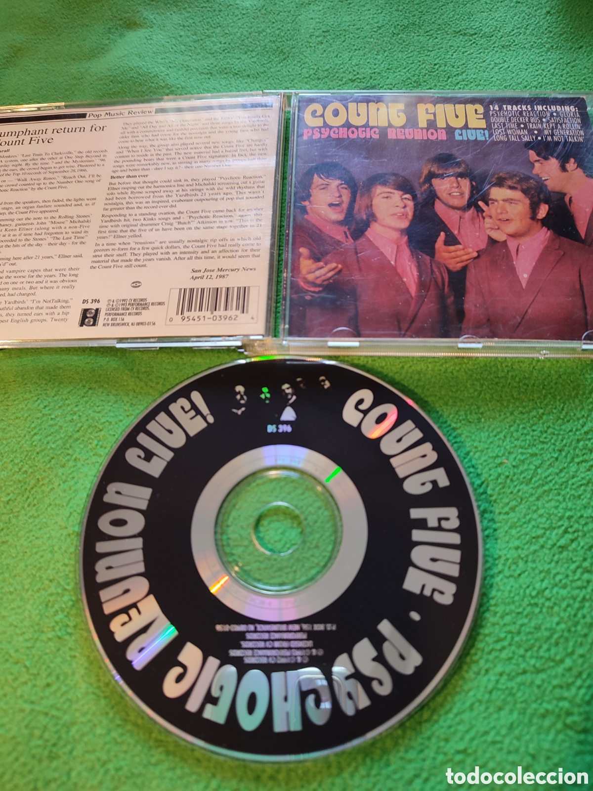 CDs de m&uacute;sica: Count Five - Psychotic reuni&oacute;n Live - Foto 3