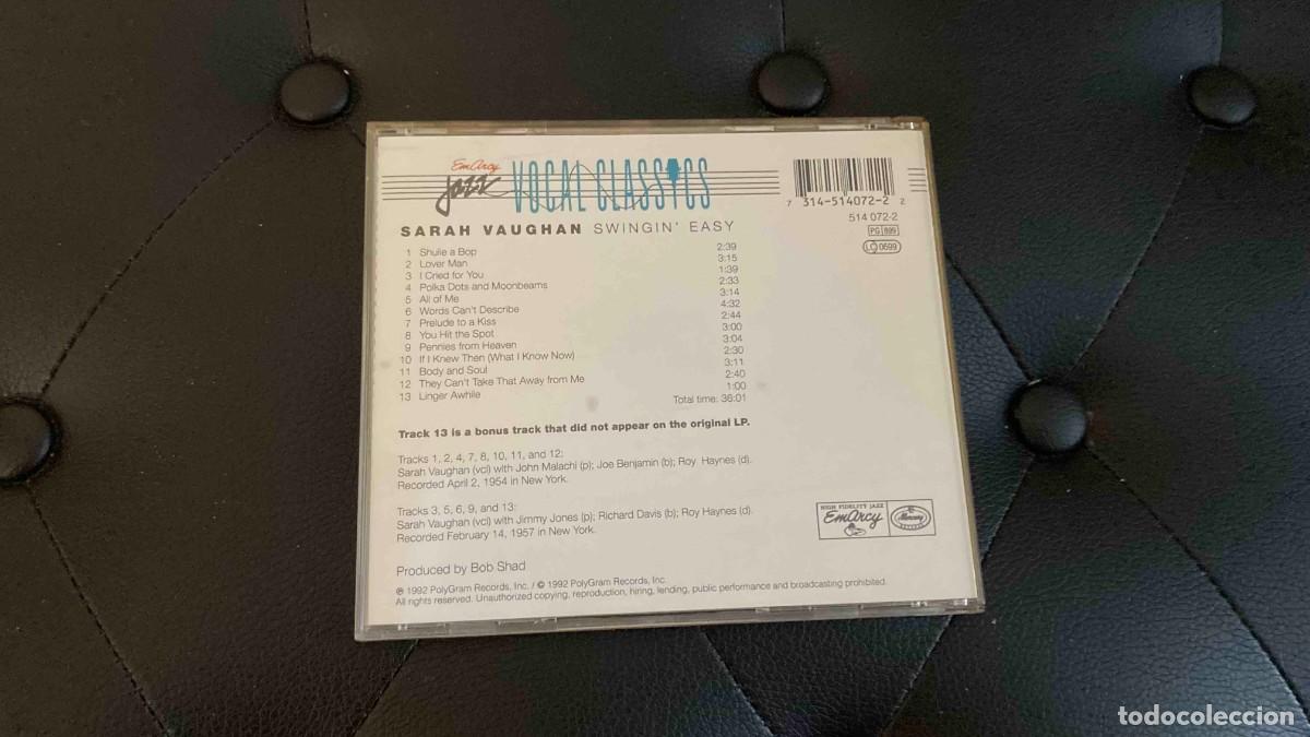 CDs de m&uacute;sica: 6CDS. Sarah Vaughan - Foto 8