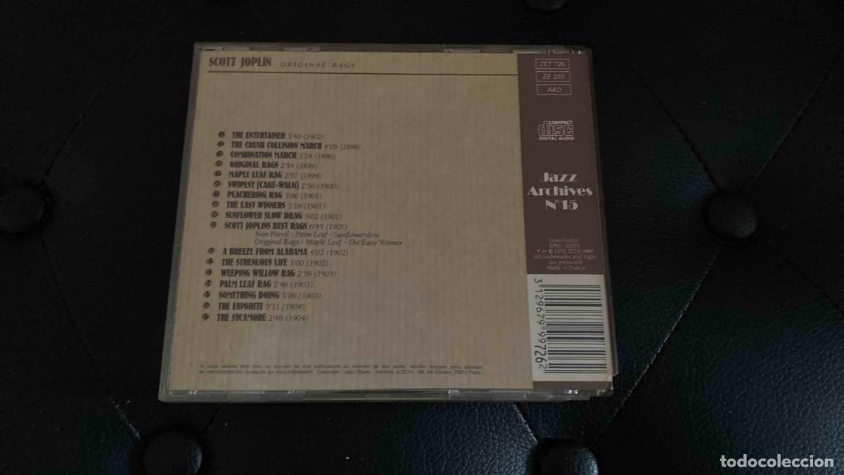 CDs de m&uacute;sica: CD. Scott Joplin. Original rags - Foto 2