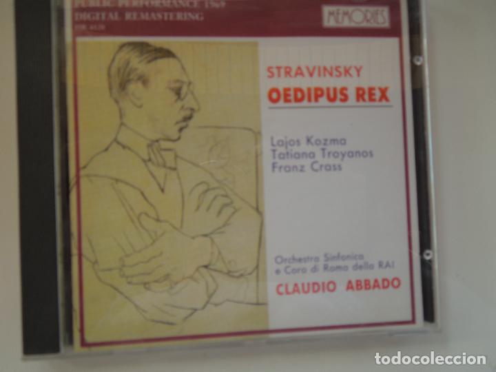 CDs de m&uacute;sica: STRAVINSKY - OEDIPUS REX - CLAUDIO ABBADO - CD - Foto 1