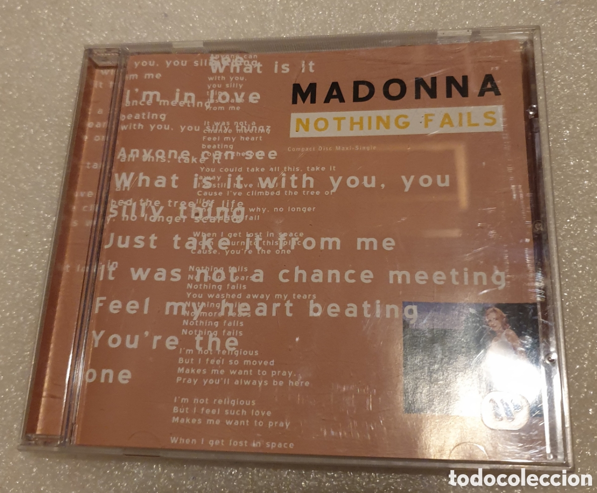 CDs de m&uacute;sica: Madonna - Nothing fails - Foto 1