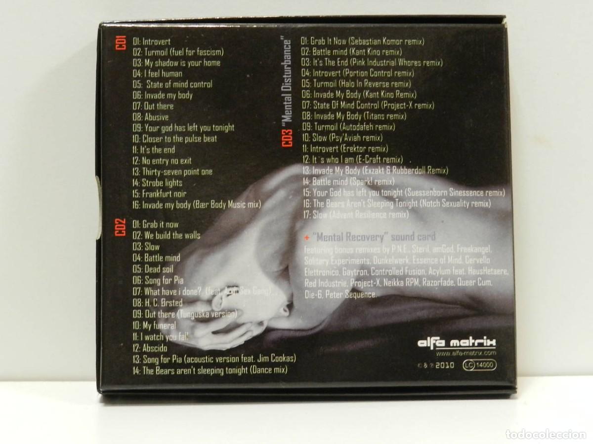 CDs de m&uacute;sica: DISCO 3 X CD. Le&aelig;ther Strip &ndash; Mental Slavery. COMPACT DISC. - Foto 2