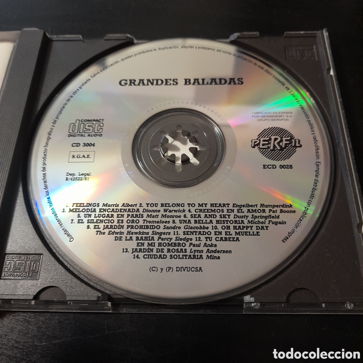 CDs de m&uacute;sica: Grandes Baladas. CD, Compilation 1991 Espa&ntilde;a - Foto 2