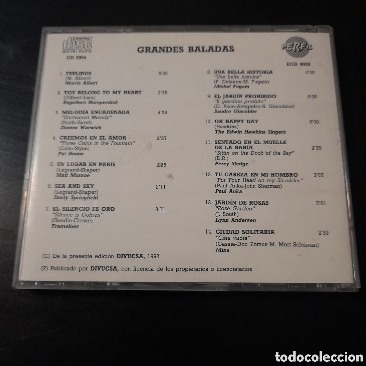 CDs de m&uacute;sica: Grandes Baladas. CD, Compilation 1991 Espa&ntilde;a - Foto 4