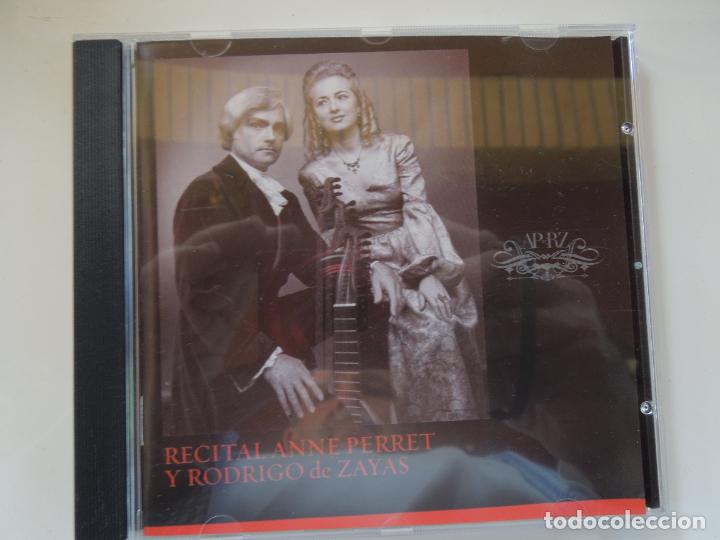 Music CDs: RECITAL ANNE PERRET Y RODRIGO ZAYAS - CD