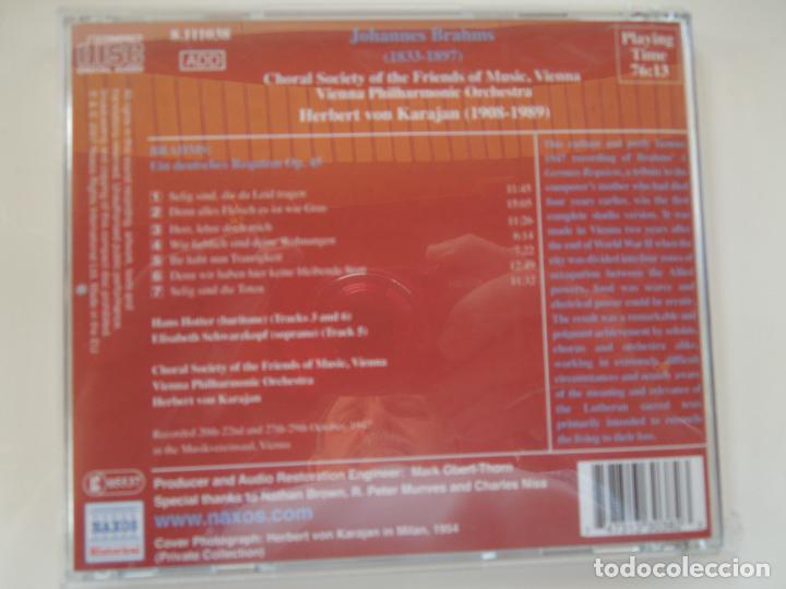 CDs de m&uacute;sica: BRAHMS -EIN DEUTSCHES REQUIEM - HERBERT VON KARAJAN - CD - Foto 3