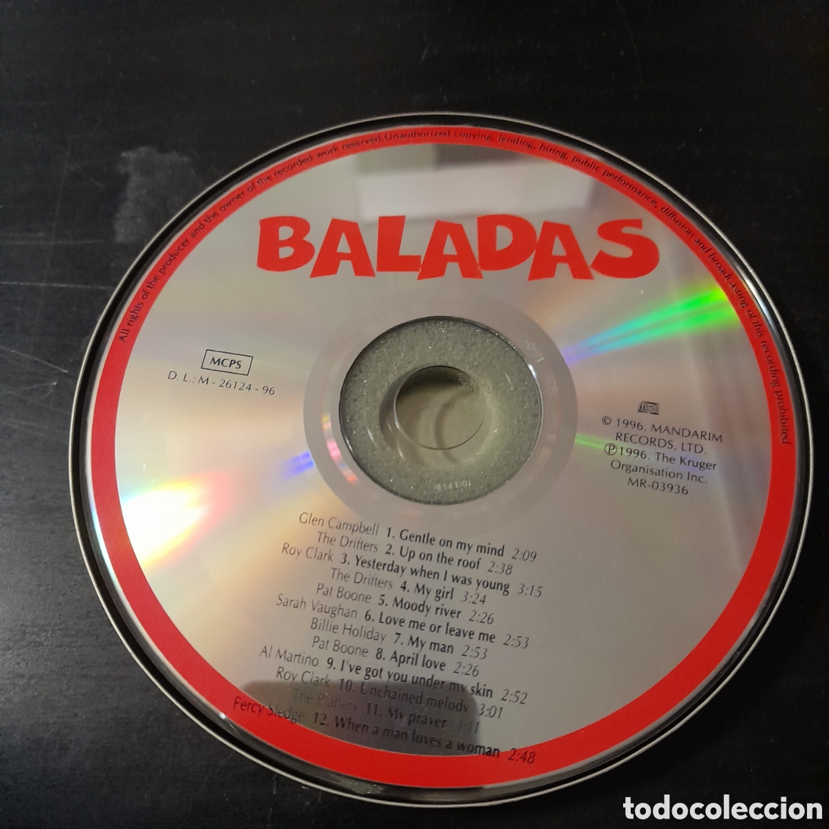 CDs de m&uacute;sica: Various &ndash; Baladas. CD, Compilation, Tin 1996 - Foto 2