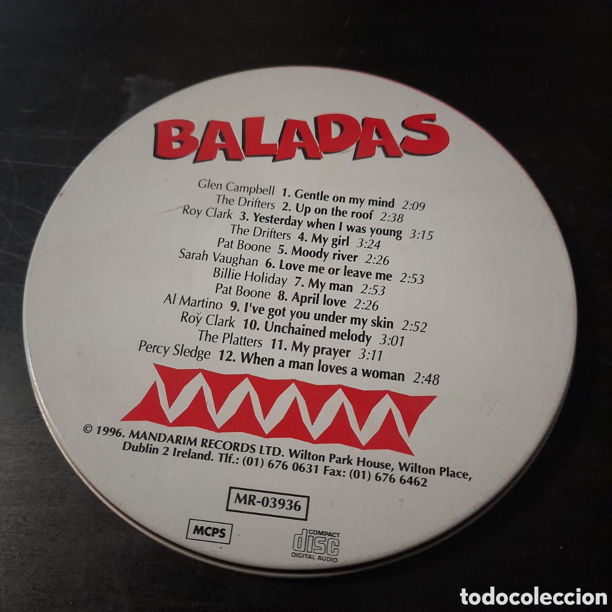 CDs de m&uacute;sica: Various &ndash; Baladas. CD, Compilation, Tin 1996 - Foto 3