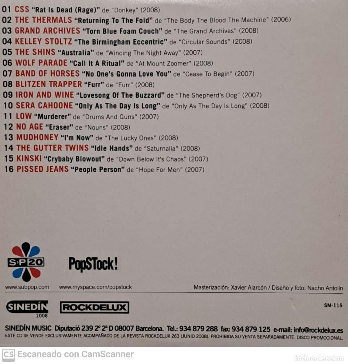 CDs de m&uacute;sica: Various &lrm;&ndash; SubPop 20 - Foto 2