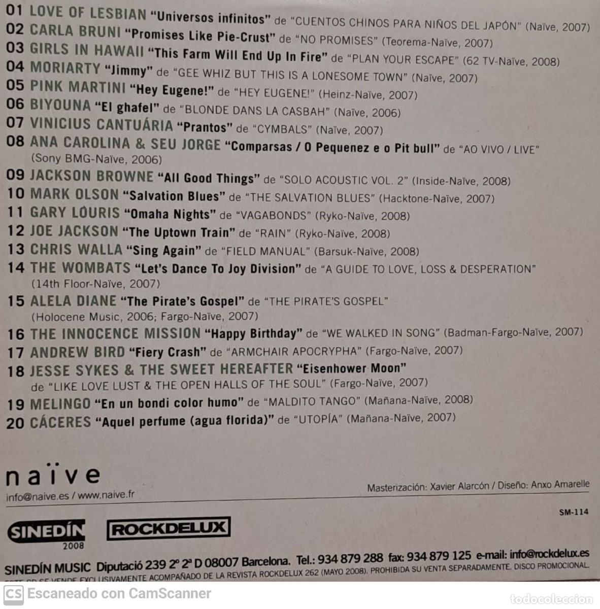 CDs de m&uacute;sica: Various &lrm;&ndash; Na&iuml;ve - Foto 2