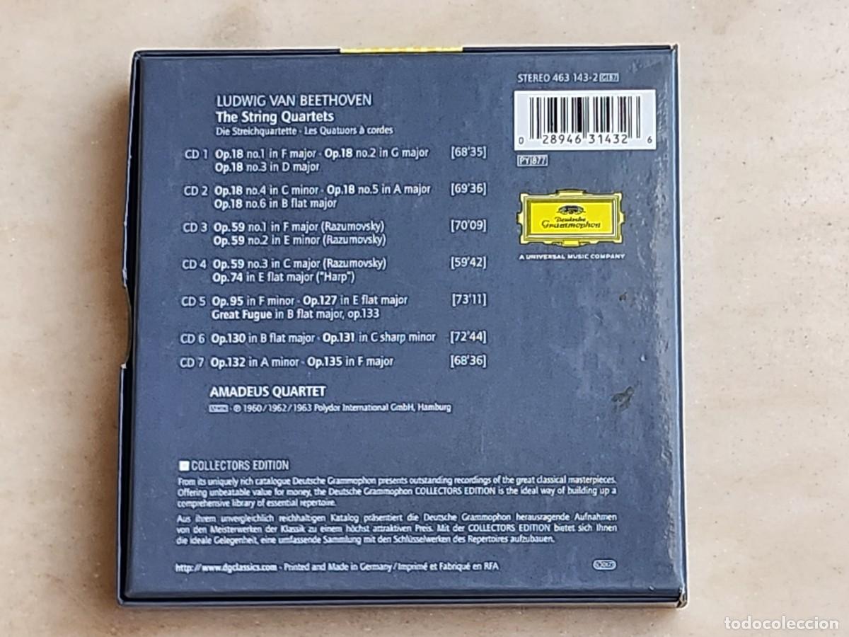 CDs de m&uacute;sica: BETHOVEN 7 CDs AMADEUS QUARTET - Foto 3