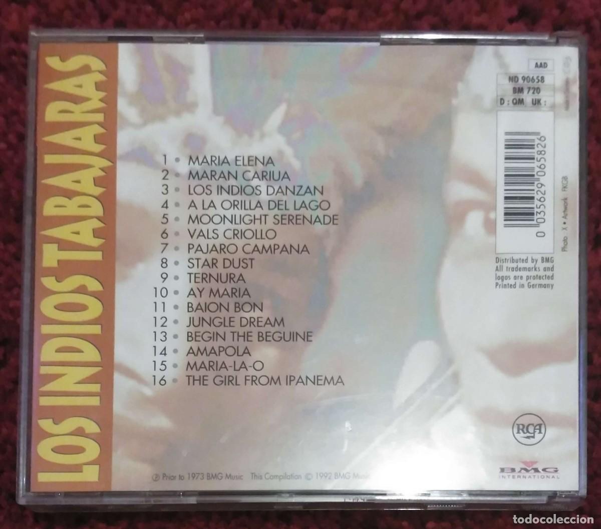 CDs de m&uacute;sica: LOS INDIOS TABAJARAS (THE COLLECTION) CD 1992 - Foto 2