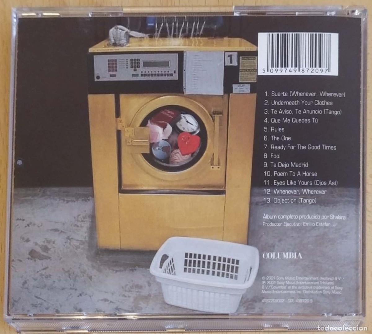 CDs de m&uacute;sica: SHAKIRA (SERVICIO DE LAVANDERIA) CD 2001 - Foto 2