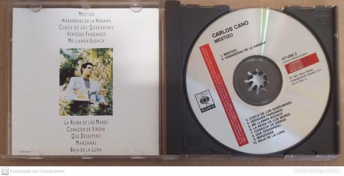 CDs de m&uacute;sica: CARLOS CANO (MESTIZO) CD 1992 - Foto 3