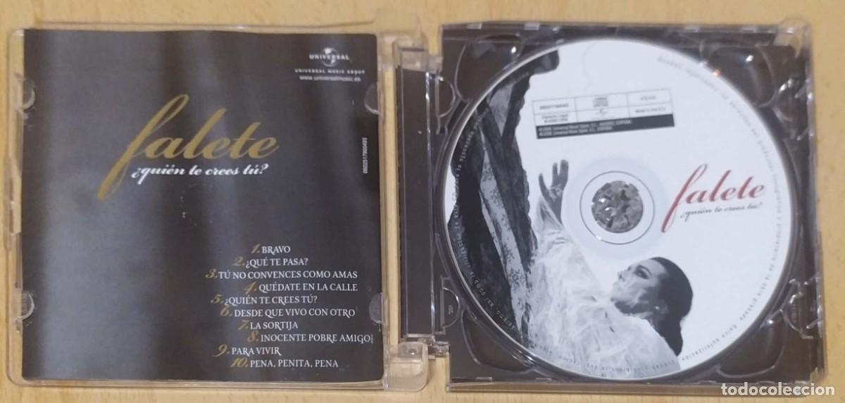CDs de m&uacute;sica: FALETE (&iquest;QUIEN TE CREES TU?) CD 2008 - Foto 3